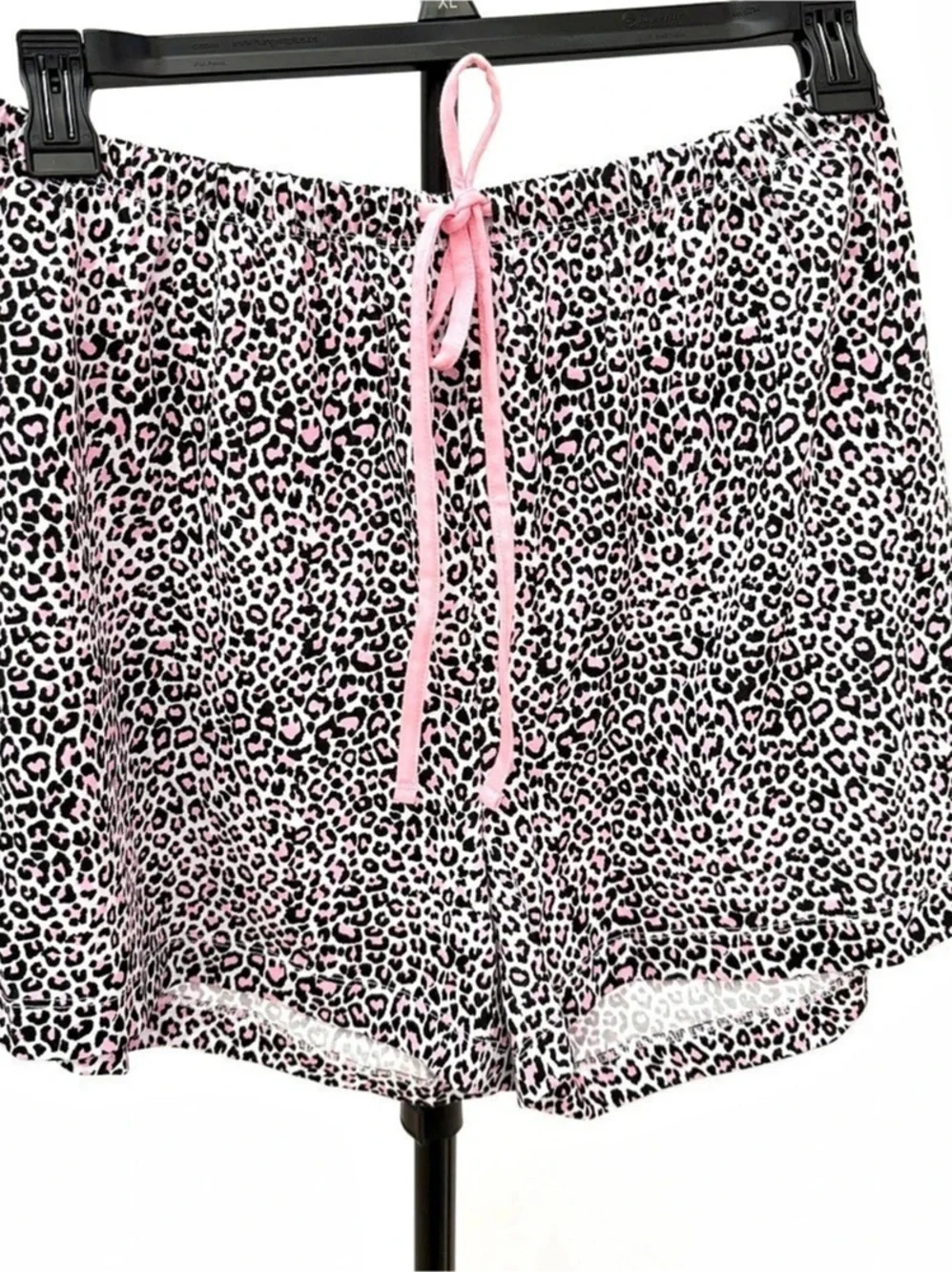 Rene Rofe Animal Print Pajama Set Gray & Pink XL NWT